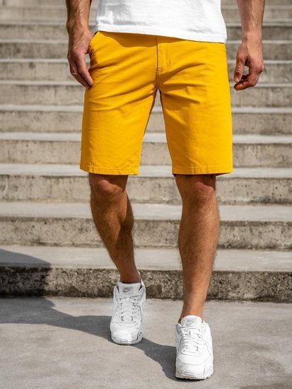 Pantalón corto para hombre color amarillo Bolf 1140