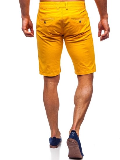 Pantalón corto para hombre color azul amarillo Bolf 1142