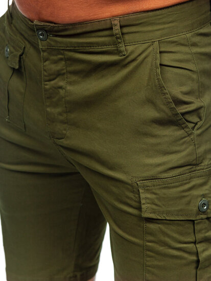 Pantalón corto tipo cargo para hombre caqui Bolf MP0188MV