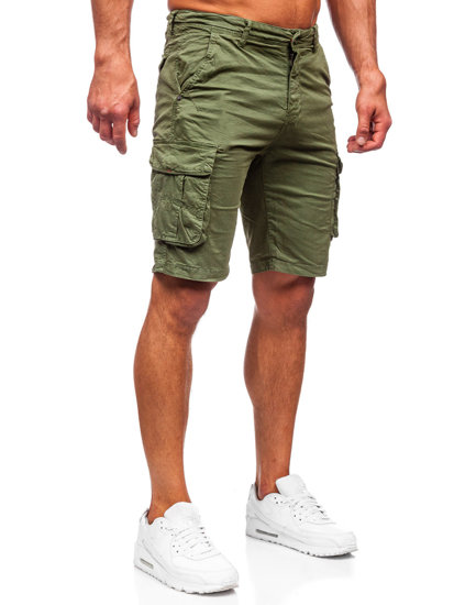 Pantalón corto tipo cargo shorts para hombre verde Bolf XX160086