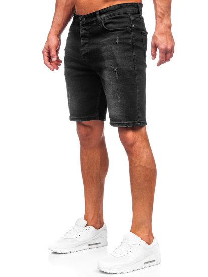 Pantalón corto vaquero negro Bolf 0490