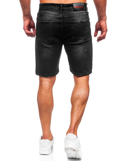 Pantalón corto vaquero negro Bolf 0490