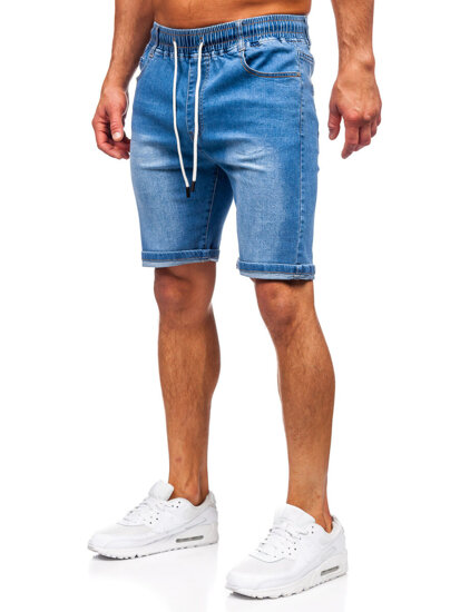 Pantalón corto vaquero para hombre azul Bolf 8262