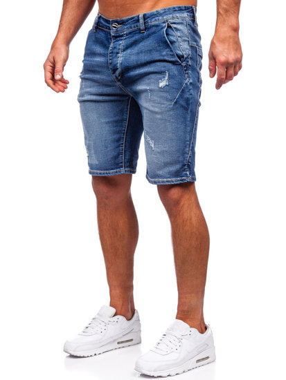 Pantalón corto vaquero para hombre azul Bolf MP0042B