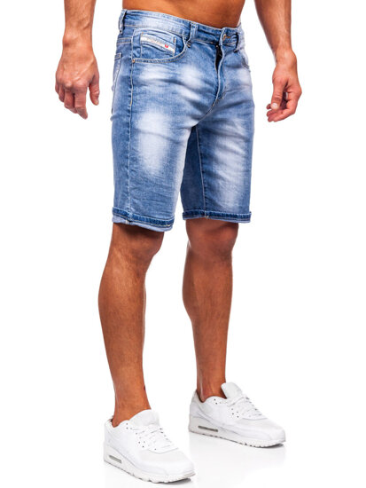 Pantalón corto vaquero para hombre azul Bolf NG60360