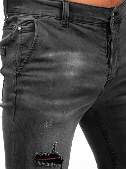 Pantalón corto vaquero para hombre gris Bolf MP0036G