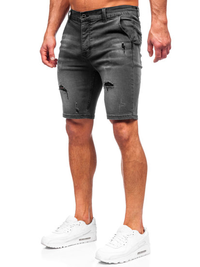 Pantalón corto vaquero para hombre gris Bolf MP0036G