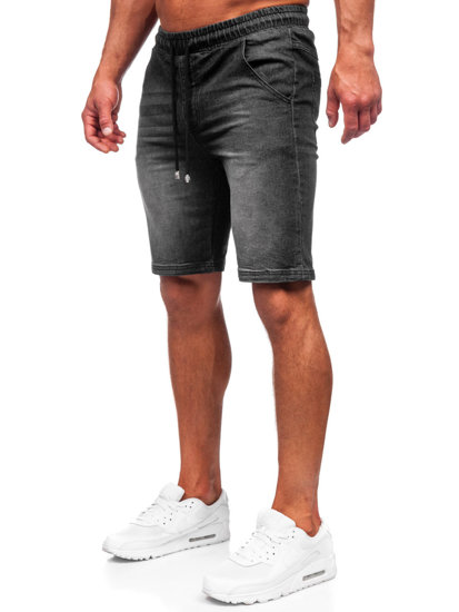 Pantalón corto vaquero para hombre negro Bolf MP0276N