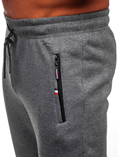 Pantalón de chándal grande para hombre gris Bolf JX6215