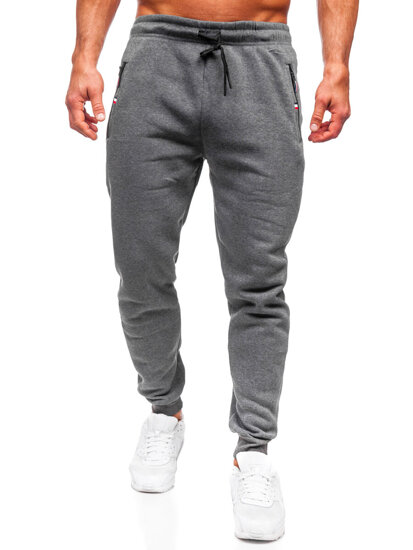 Pantalón de chándal grande para hombre gris Bolf JX6215