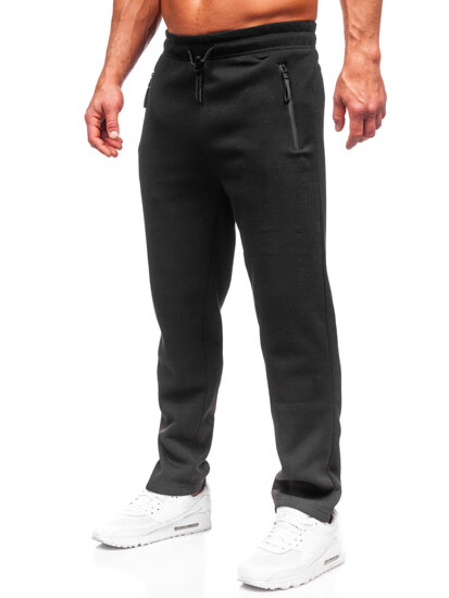 Pantalón de chándal grande para hombre negro Bolf JX9826