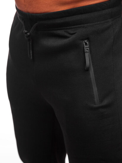 Pantalón de chándal grande para hombre negro Bolf JX9826