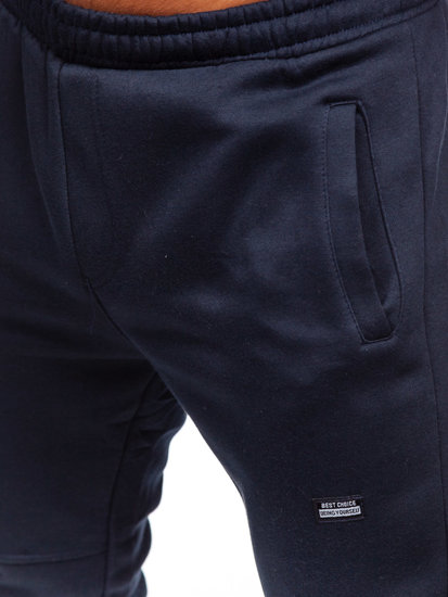 Pantalón de chándal para hombre azul oscuro Bolf KK2231