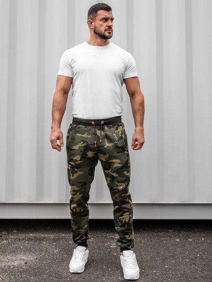 Pantalón de chándal para hombre camuflaje y caqui Bolf KZ15A