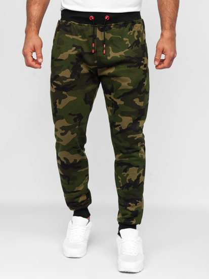 Pantalón de chándal para hombre camuflaje y caqui Bolf KZ15B