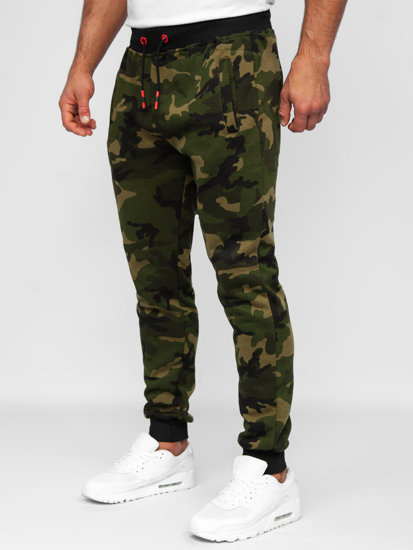 Pantalón de chándal para hombre camuflaje y caqui Bolf KZ15B