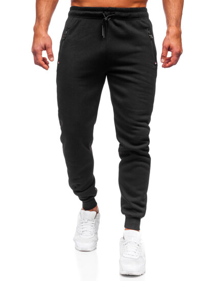 Pantalón de chándal para hombre negro Bolf JX6206