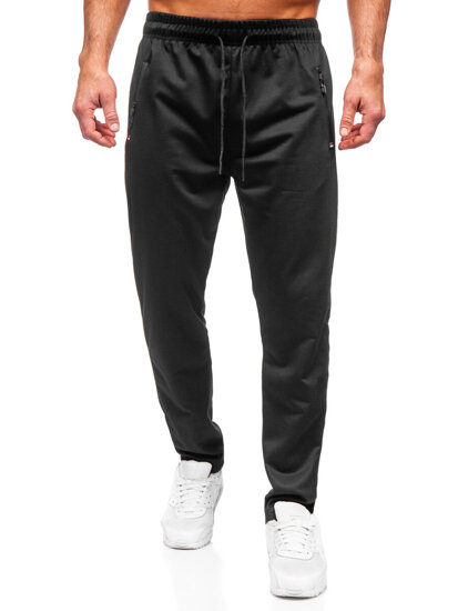 Pantalón de chándal para hombre negro Bolf JX6322