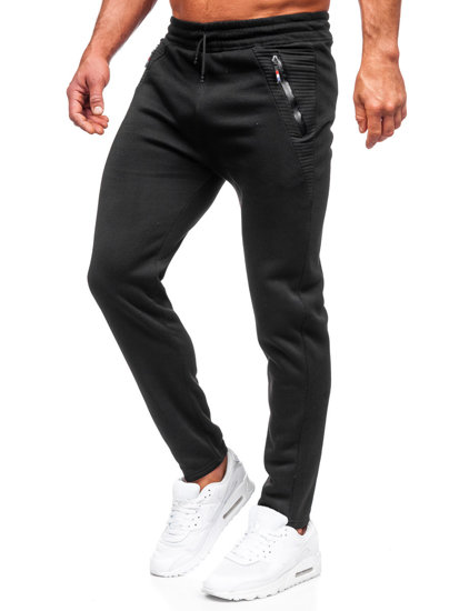 Pantalón de chándal para hombre negro Bolf YK180