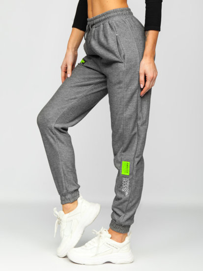 Pantalón de chándal para mujer antracita Bolf AF316NM