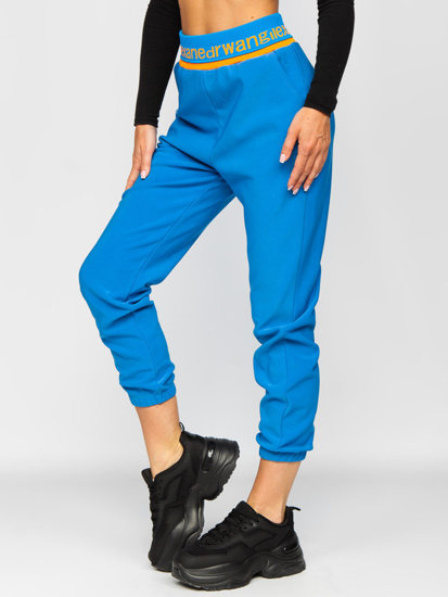 Pantalón de chándal para mujer azul Bolf H1007A