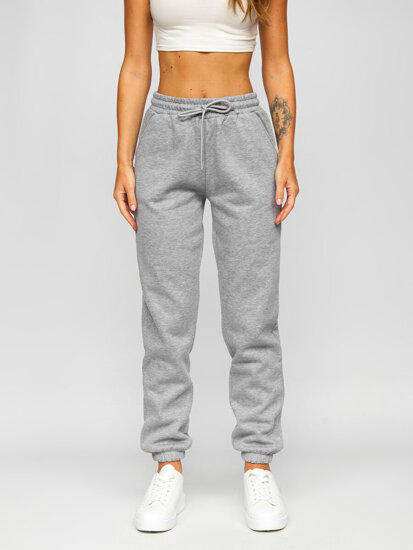 Pantalón de chándal para mujer gris Bolf BL32