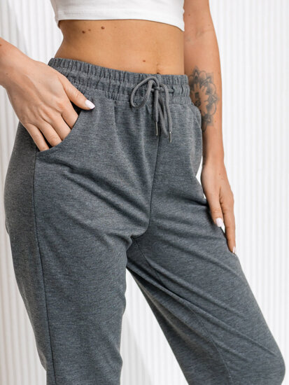 Pantalón de chándal para mujer gris Bolf YY27NM