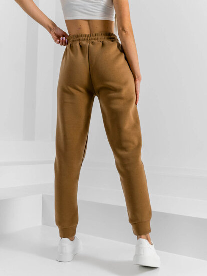 Pantalón de chándal para mujer marrón Bolf HL540