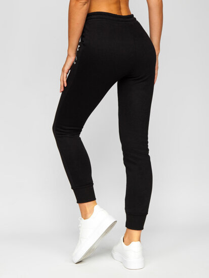 Pantalón de chándal para mujer negro Bolf F23350