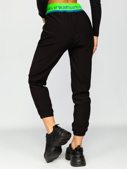 Pantalón de chándal para mujer negro Bolf H1007A