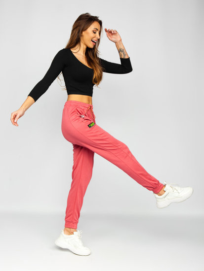 Pantalón de chándal para mujer rosa Bolf AF316NM