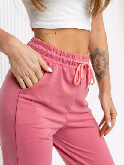 Pantalón de chándal para mujer rosa Bolf YY27NM