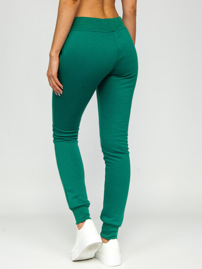 Pantalón de chándal para mujer verde Bolf CK-01