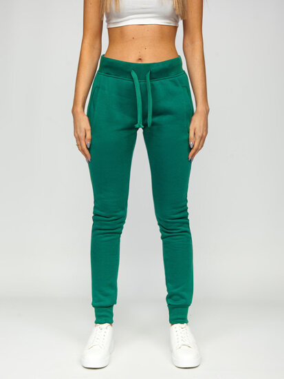 Pantalón de chándal para mujer verde Bolf CK-01