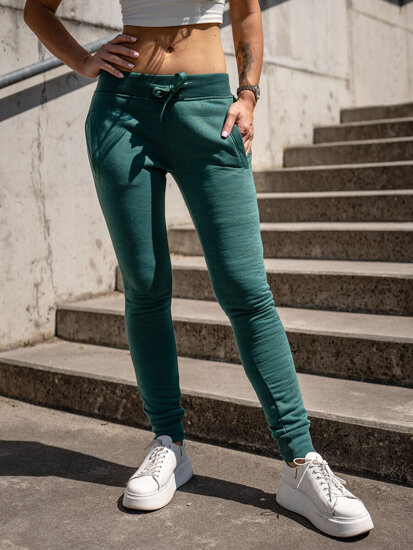 Pantalón de chándal para mujer verde Bolf CK-01B