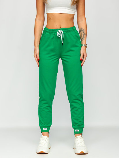 Pantalón de chándal para mujer verde Bolf VE13