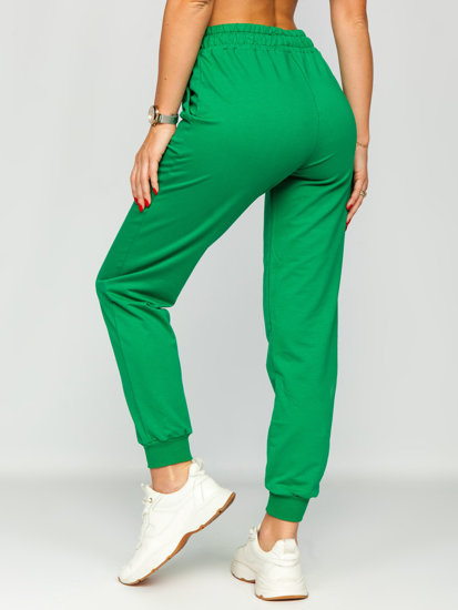 Pantalón de chándal para mujer verde Bolf VE34