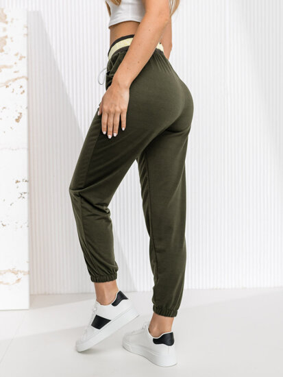 Pantalón de chándal para mujer verde Bolf YY31NM