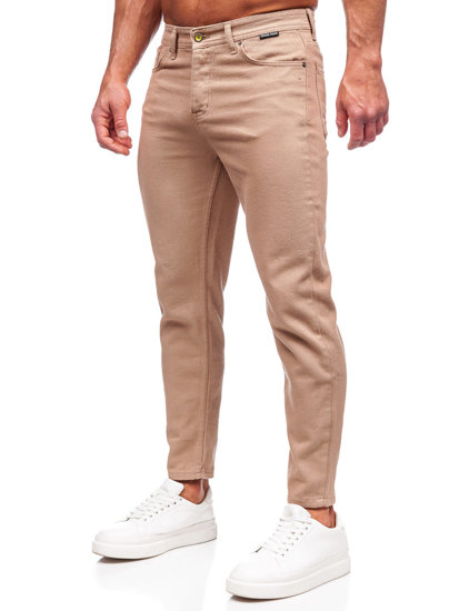 Pantalón de tela para hombre beige Bolf GT