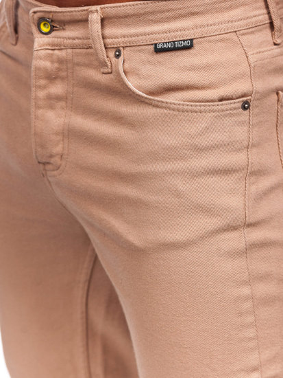 Pantalón de tela para hombre beige Bolf GT