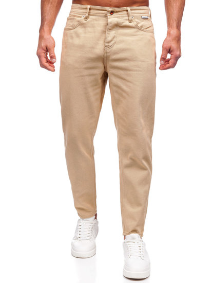 Pantalón de tela para hombre ecrú Bolf GT