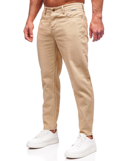 Pantalón de tela para hombre ecrú Bolf GT