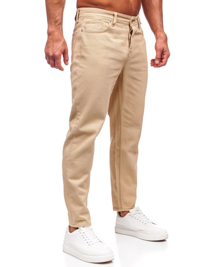 Pantalón de tela para hombre ecrú Bolf GT