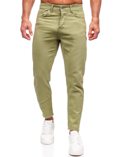 Pantalón de tela para hombre verde Bolf GT