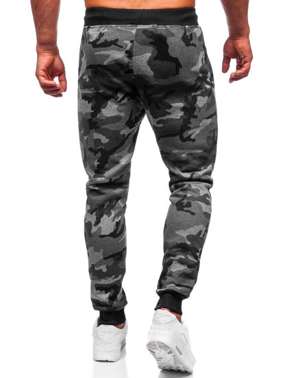 Pantalón deportivo para hombre camuflaje grafito Bolf KZ15