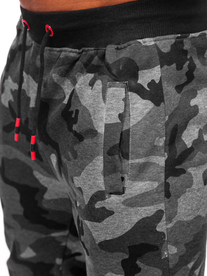 Pantalón deportivo para hombre camuflaje grafito Bolf KZ15