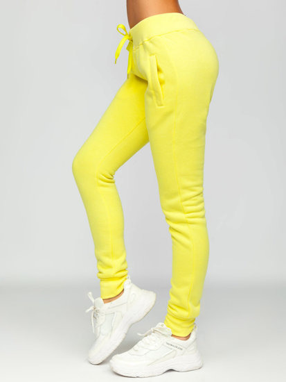 Pantalón deportivo para mujer amarillo Bolf CK-01