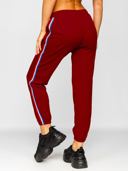 Pantalón deportivo para mujer burdeos Bolf YW01020