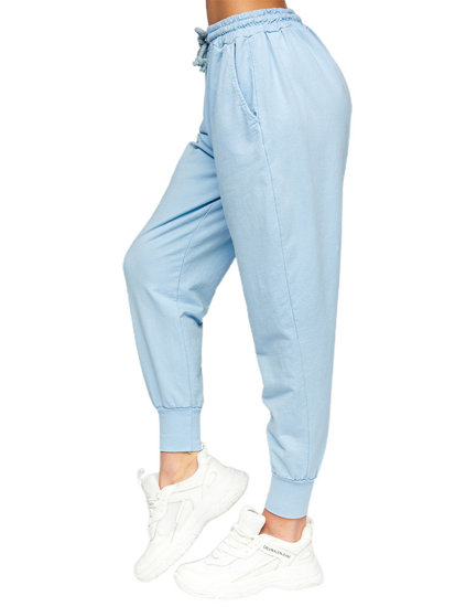 Pantalón deportivo para mujer color azul celeste Denley 0011