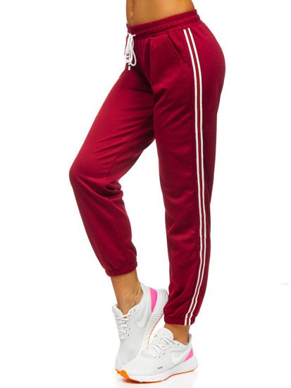 Pantalón deportivo para mujer granate Bolf YW01020A